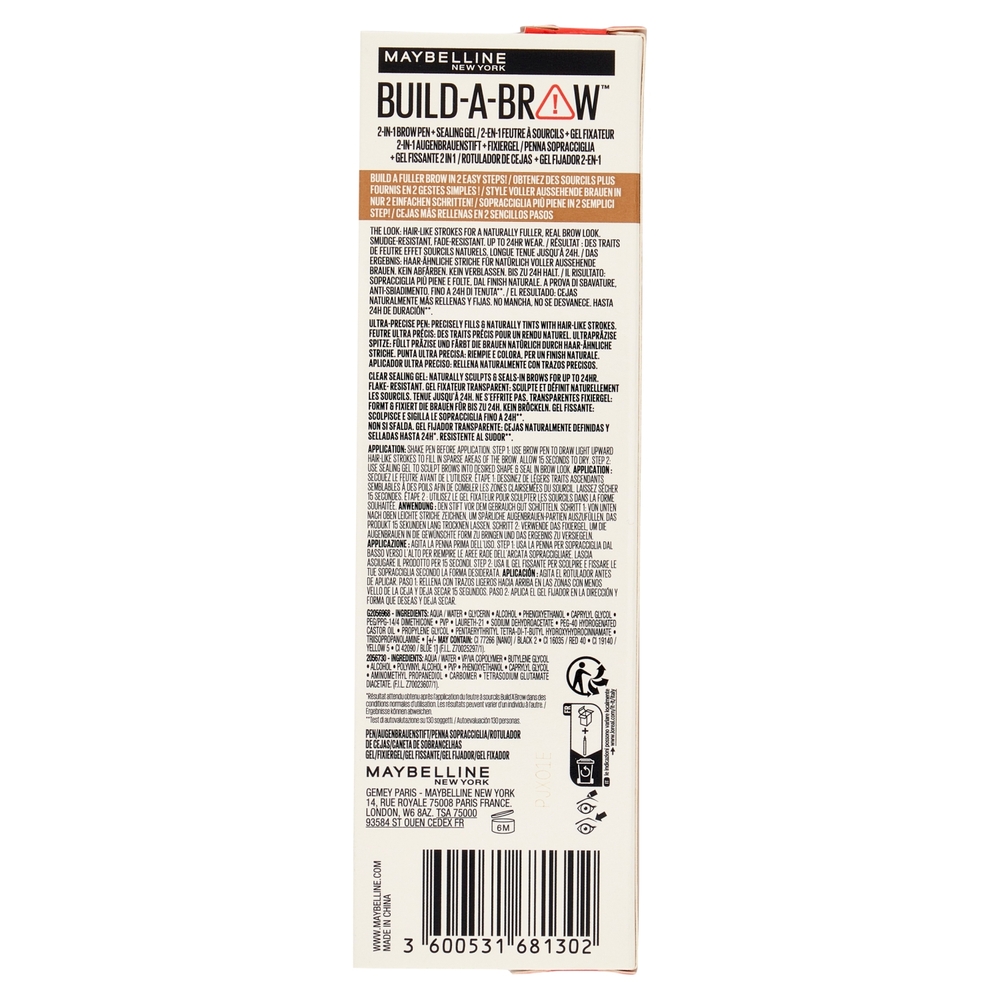 Maybelline New York Build-A-Brow 250 Blonde